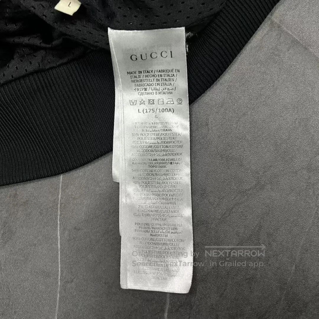 Gucci Gucci Long-Sleeve Half-Zip Logo Jacket. Size US L / EU 52-54 / 3 - 8 Thumbnail