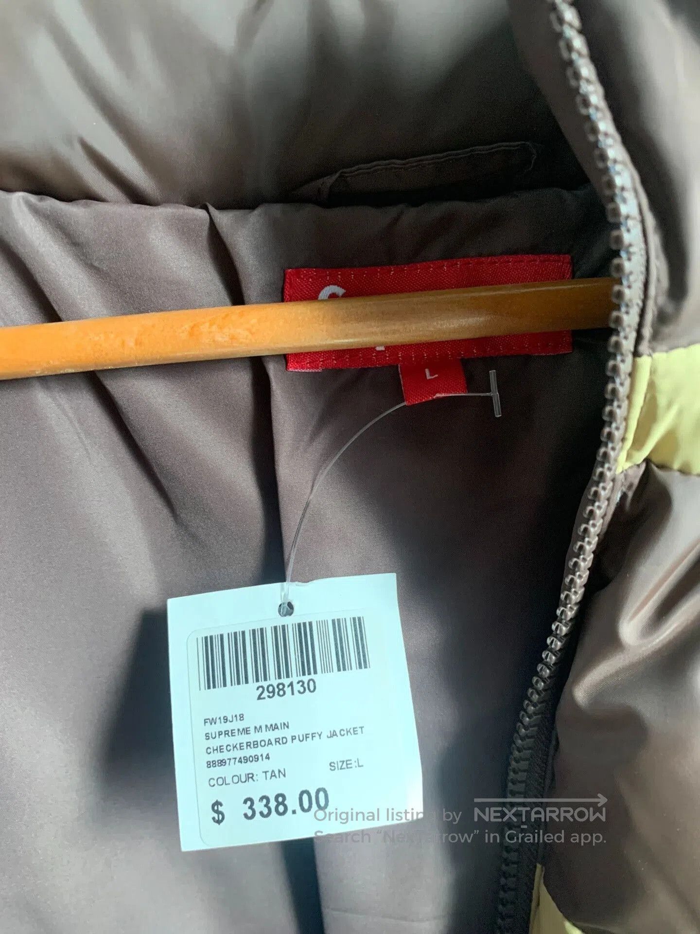 Supreme Supreme 19FW Checkerboard Puffy Jacket. Size US L / EU 52-54 / 3 - 3 Thumbnail