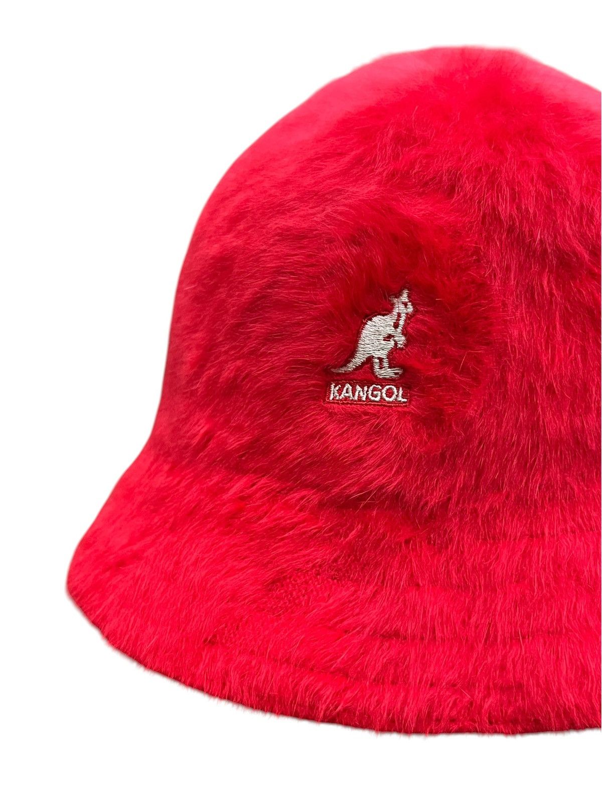 Kangol 90s Kangol Furgora Red Angora Bucket Hat Hip Hop Rapper Icon Size ONE SIZE - 4 Thumbnail