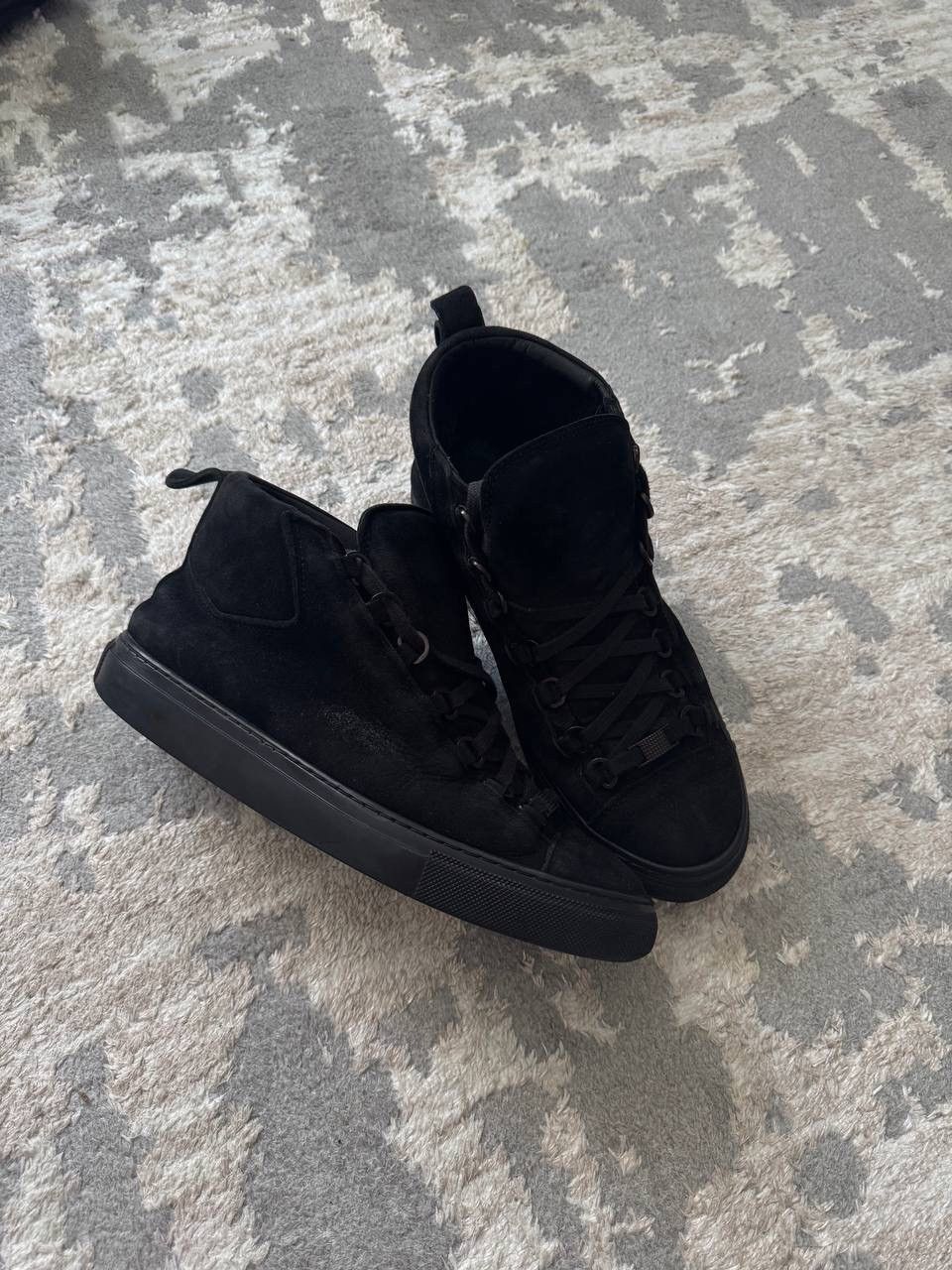 Balenciaga Arena High Top Triple Black Sneakers