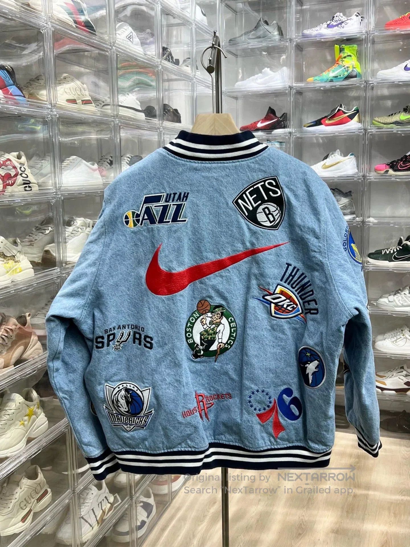 Adidas supreme nba denim bomber jacket xl size. Size US XL / EU 56 / 4 - 5 Thumbnail