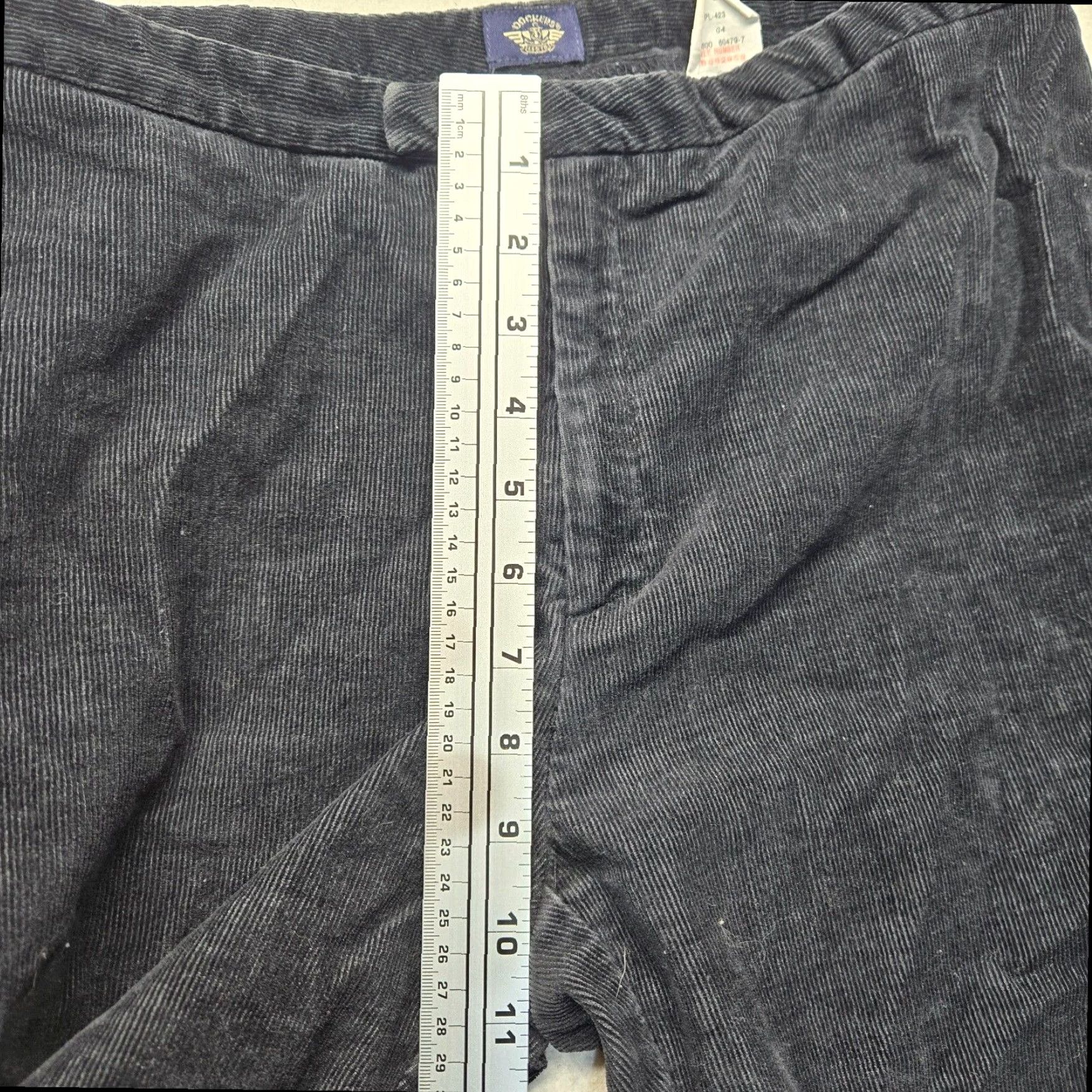 Dockers Dockers Womens Solid Black High Rise Flat Front Khakis Pants Size 10 Extra Large Size 32" / US 10 / IT 46 - 6 Thumbnail