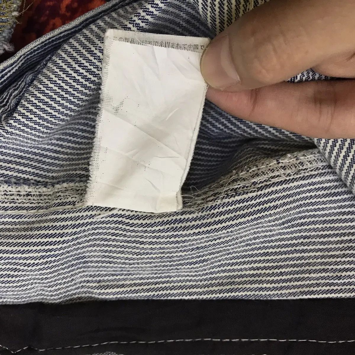 Japanese Brand × Vintage Vintage I’Z FRONTIER JAPAN Spirit Technique Denim Hikori Size L / US 10 / IT 46 - 8 Thumbnail