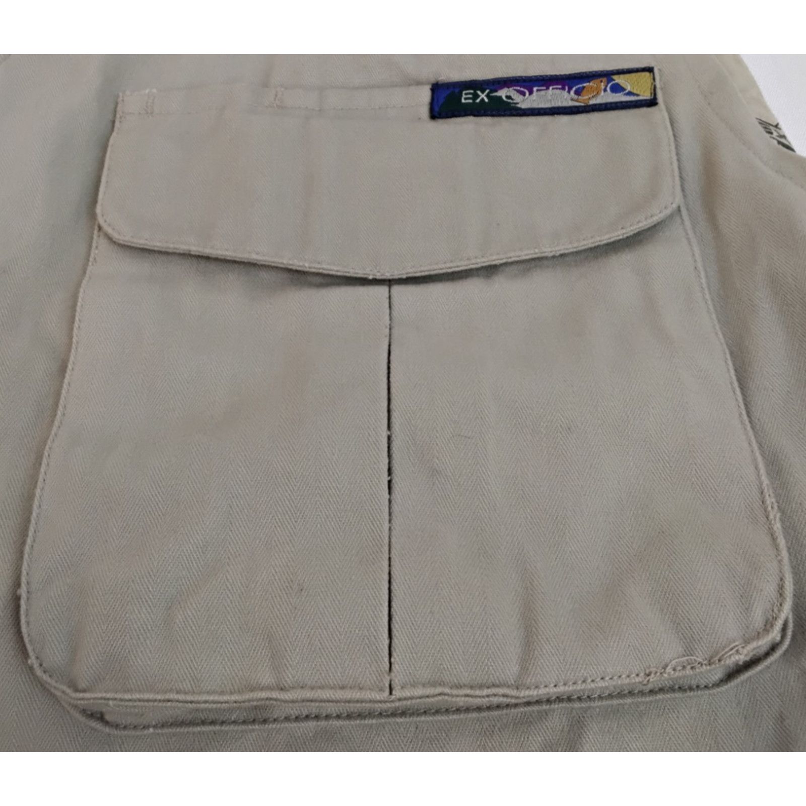 ExOfficio Ex Officio Cargo Utility Vest Men's L Khaki Hunting Fishing Size US L / EU 52-54 / 3 - 6 Thumbnail