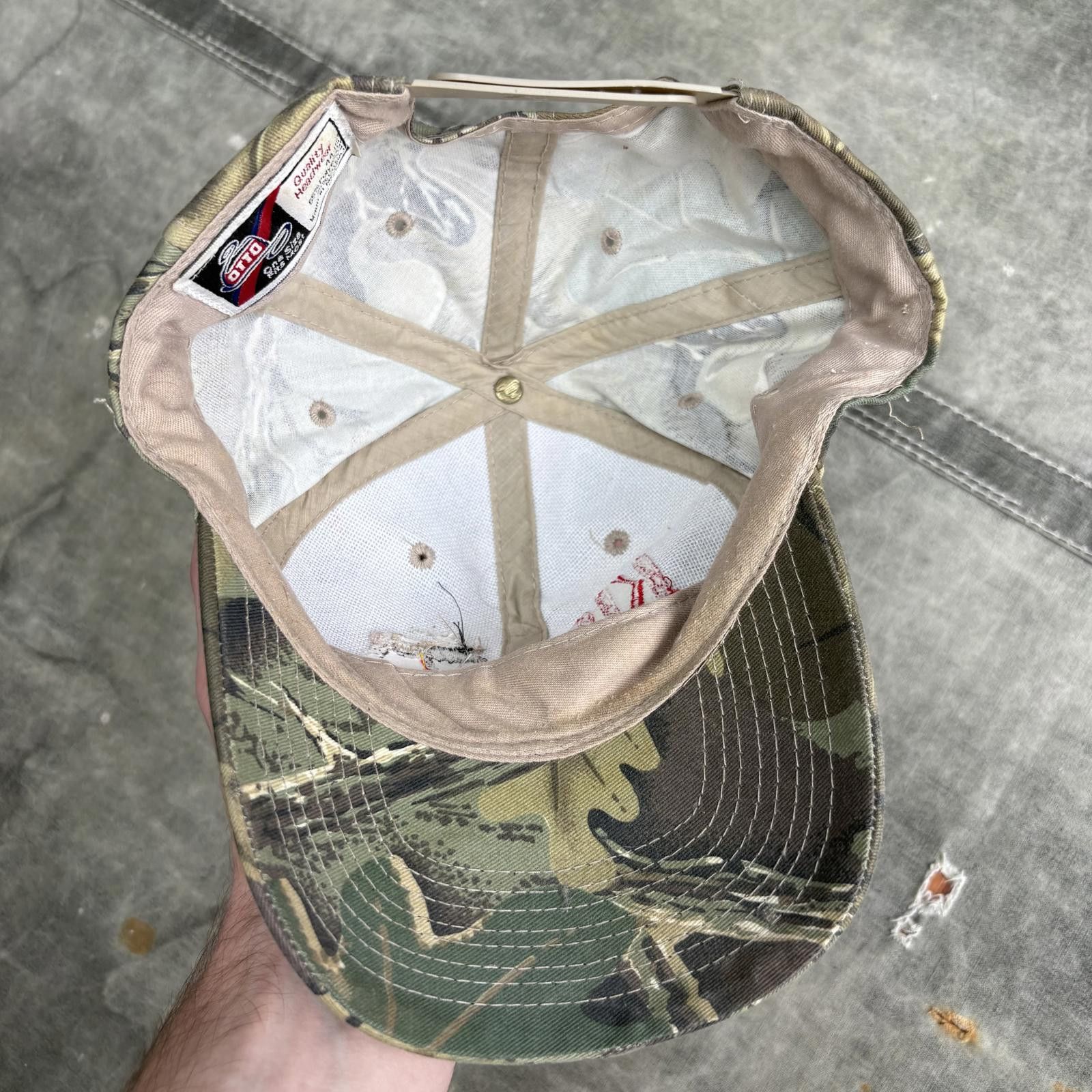 Vintage Vintage 90s Kiowa Hunting Camo Embroidered Elk SnapBack Hat Size ONE SIZE - 3 Thumbnail