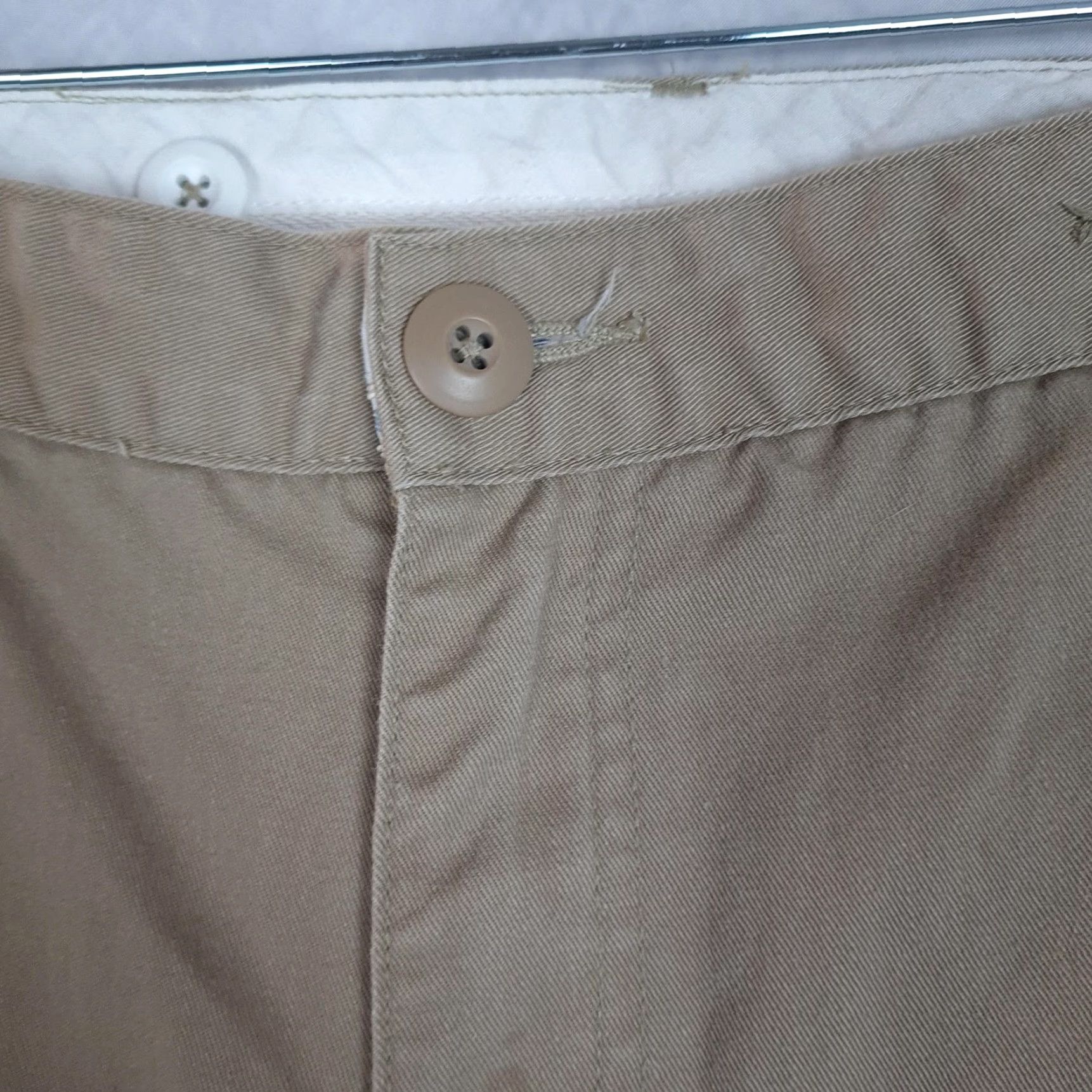 Vintage Cabela's Pants Mens 38 Beige Cargo Field Hunting Briar Brush Guard Upland Cotton Polyester Nylon Cargo Pockets Flat Front Zip Mens 38 Inseam 31 Beige Size US 38 / EU 54 - 4 Thumbnail