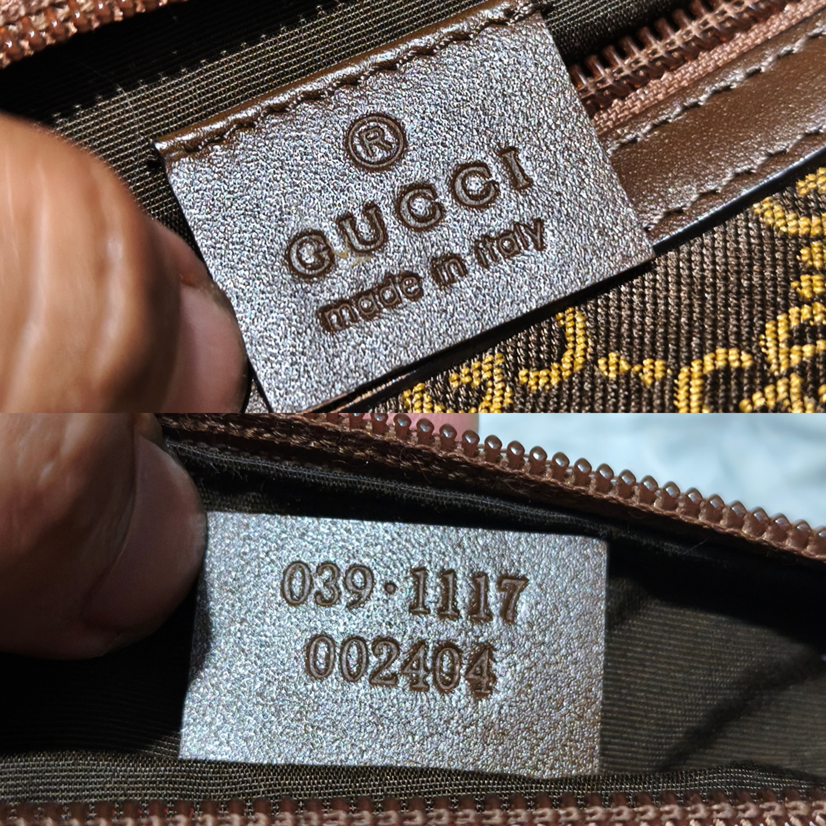 Gucci Vintage Gucci Brown GG Canvas Cosmetic Pouch Size ONE SIZE - 11 Thumbnail