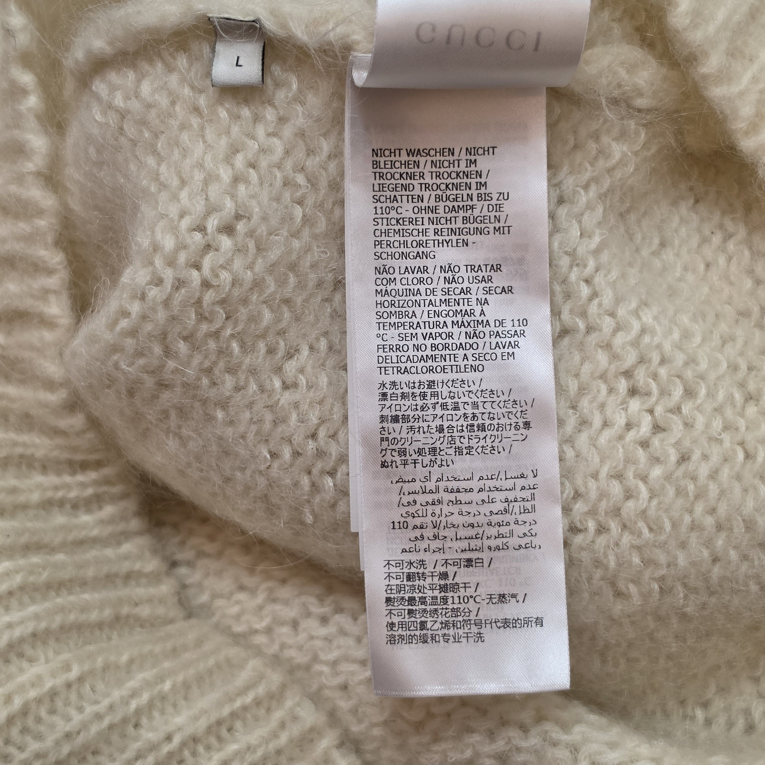 Gucci Gg Mohair Knitted Jumper Size L / US 10 / IT 46 - 8 Thumbnail
