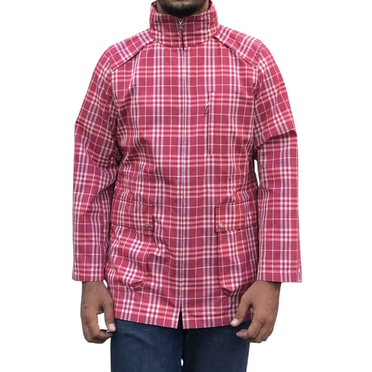 Burberry Burberry London Tartan Nylon Parka Jacket Hoodie Size US M / EU 48-50 / 2 - 6 Thumbnail