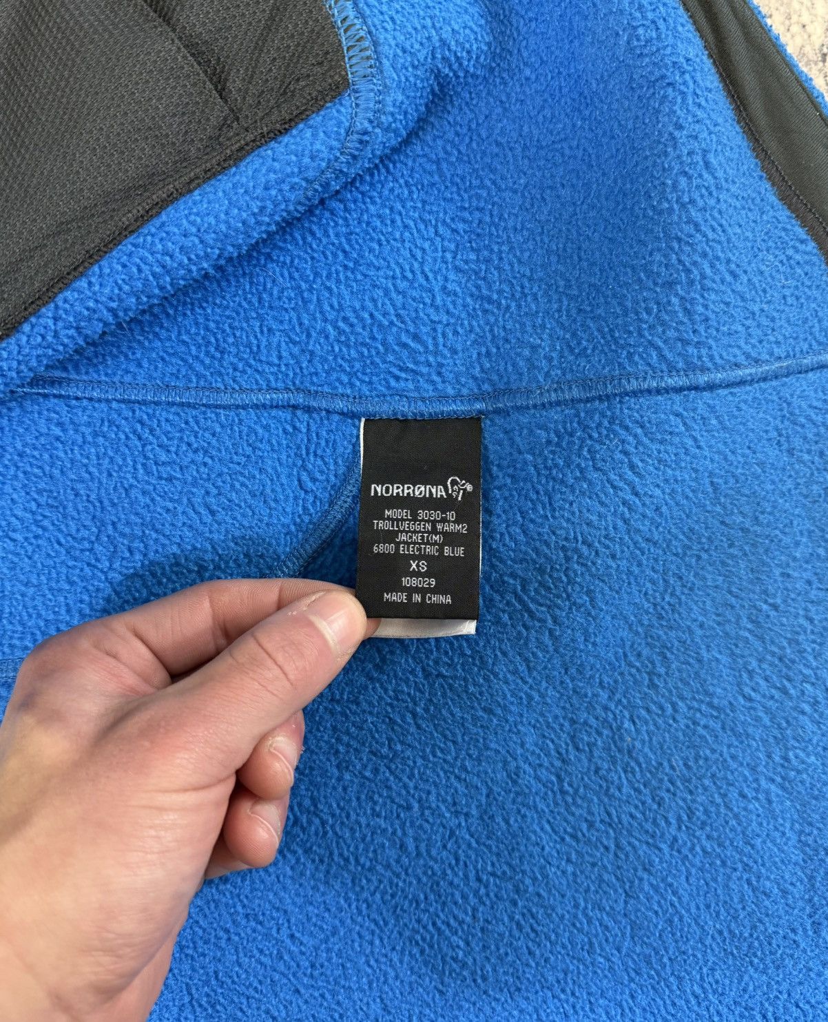 Norrona Norrøna Trollveggen Warm2 Fleece Jacket Men XS Polartec Blue Size US XS / EU 42 / 0 - 11 Thumbnail
