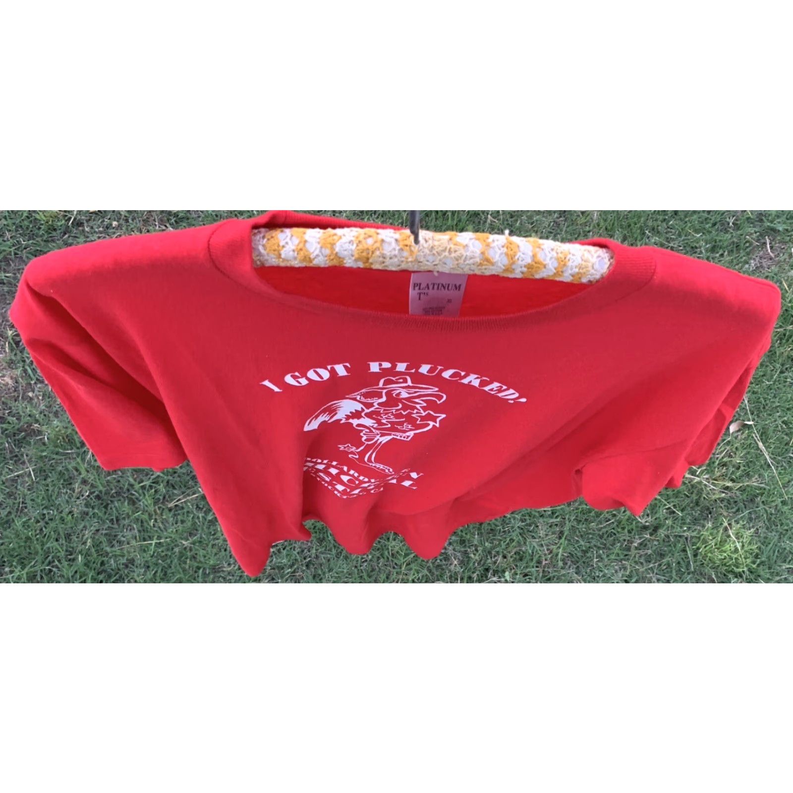 Vintage Vintage I Got Plucked Pollardville Chicken Festival Stockton CA T Shirt XL Size US XL / EU 56 / 4 - 6 Thumbnail
