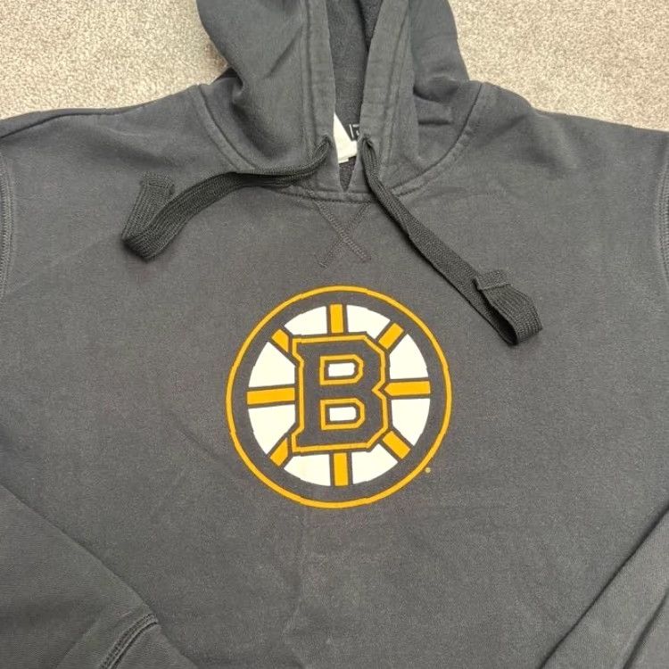 Adidas Adidas Boston NHL Graphic Hoodie Sweatshirt Mens Large Black Fleece Sport Active Size US L / EU 52-54 / 3 - 3 Thumbnail