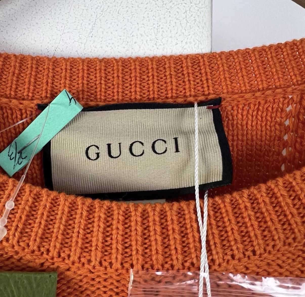 Gucci Gucci Small Flower Embroidered Puff Sleeve Sweater K12 Size M / US 6-8 / IT 42-44 - 4 Thumbnail