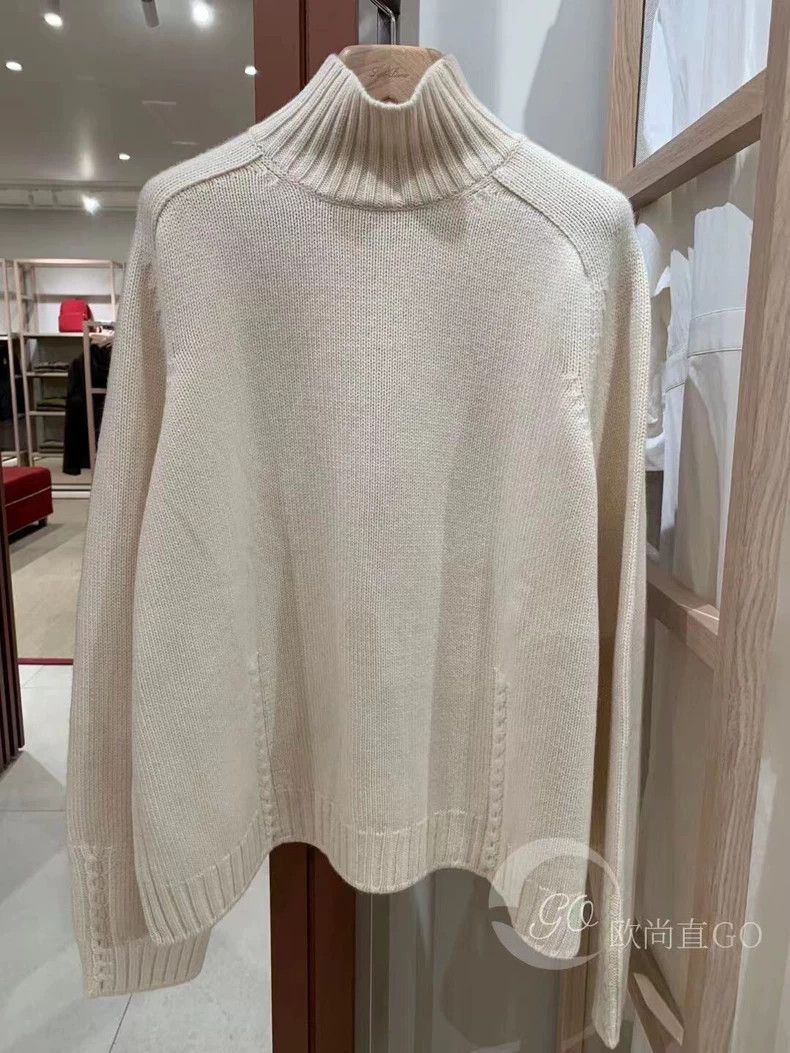 Loro Piana LORO PIANA High collar cashmere sweater Size XL / US 12-14 / IT 48-50 - 1 Thumbnail