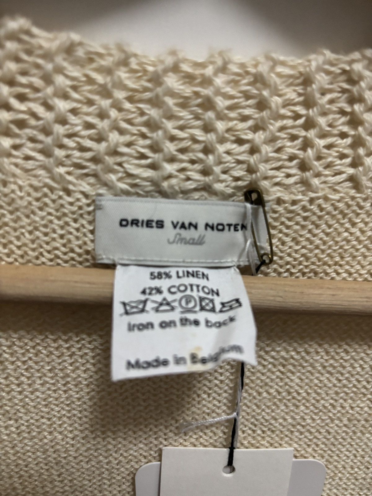 Dries Van Noten Dries Van Noten Cream Cardigan Size S / US 4 / IT 40 - 7 Thumbnail