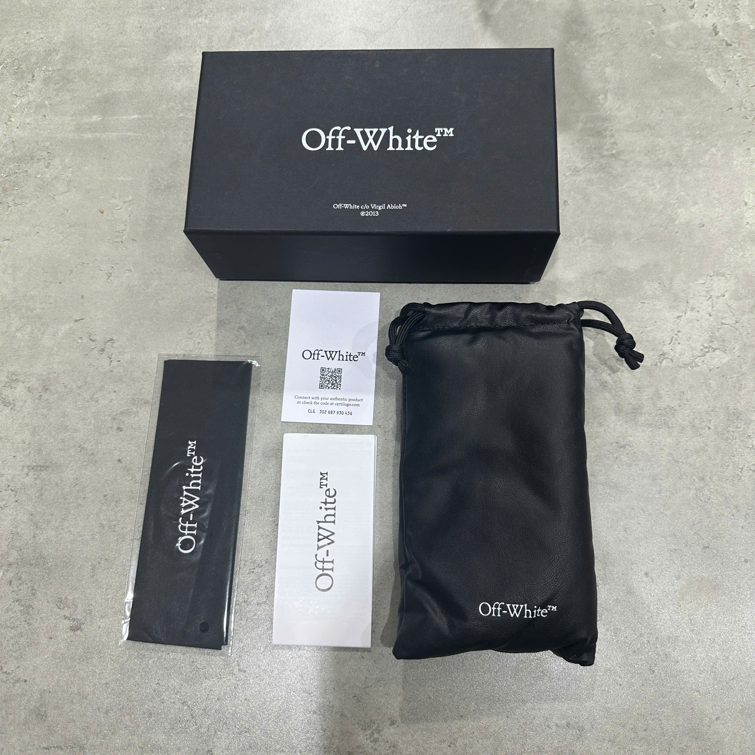 Off-White OFF WHITE Style 72 Sunglasses BLACK Size ONE SIZE - 7 Thumbnail