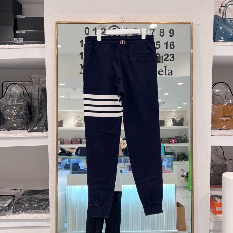 Thom Browne Thom Browne size2 Blue and green striped trousers Size US 40 / EU 56 - 2 Thumbnail
