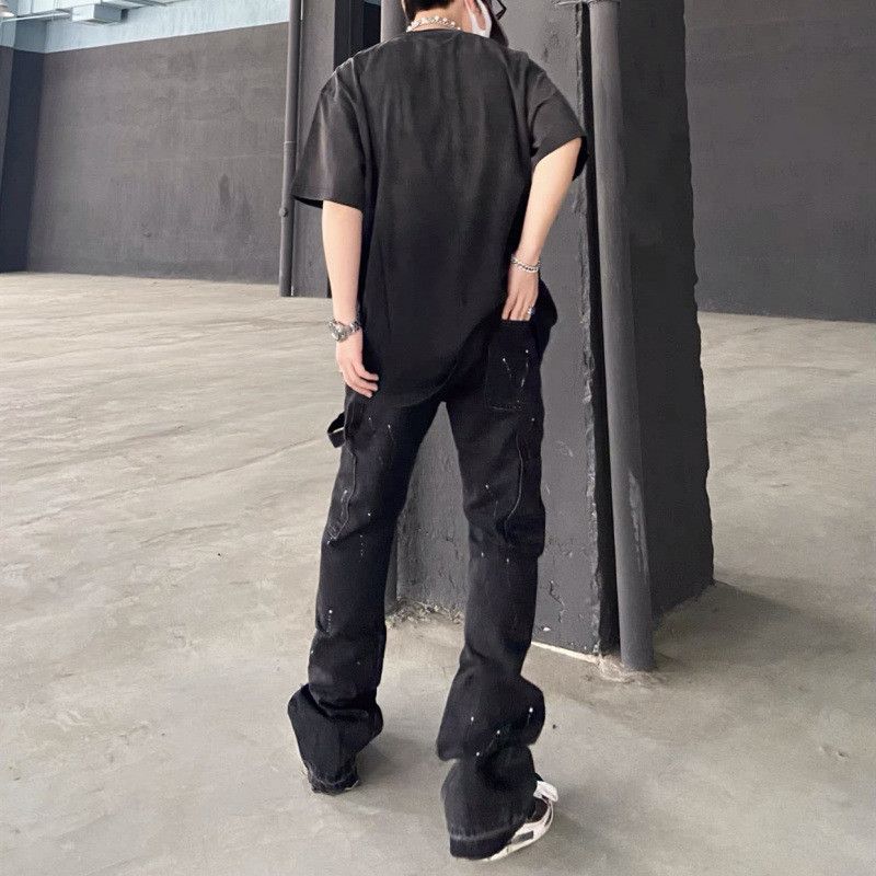 Japanese Brand × Jean Retro high street graffiti splashed ink jeans Size US 32 / EU 48 - 3 Thumbnail