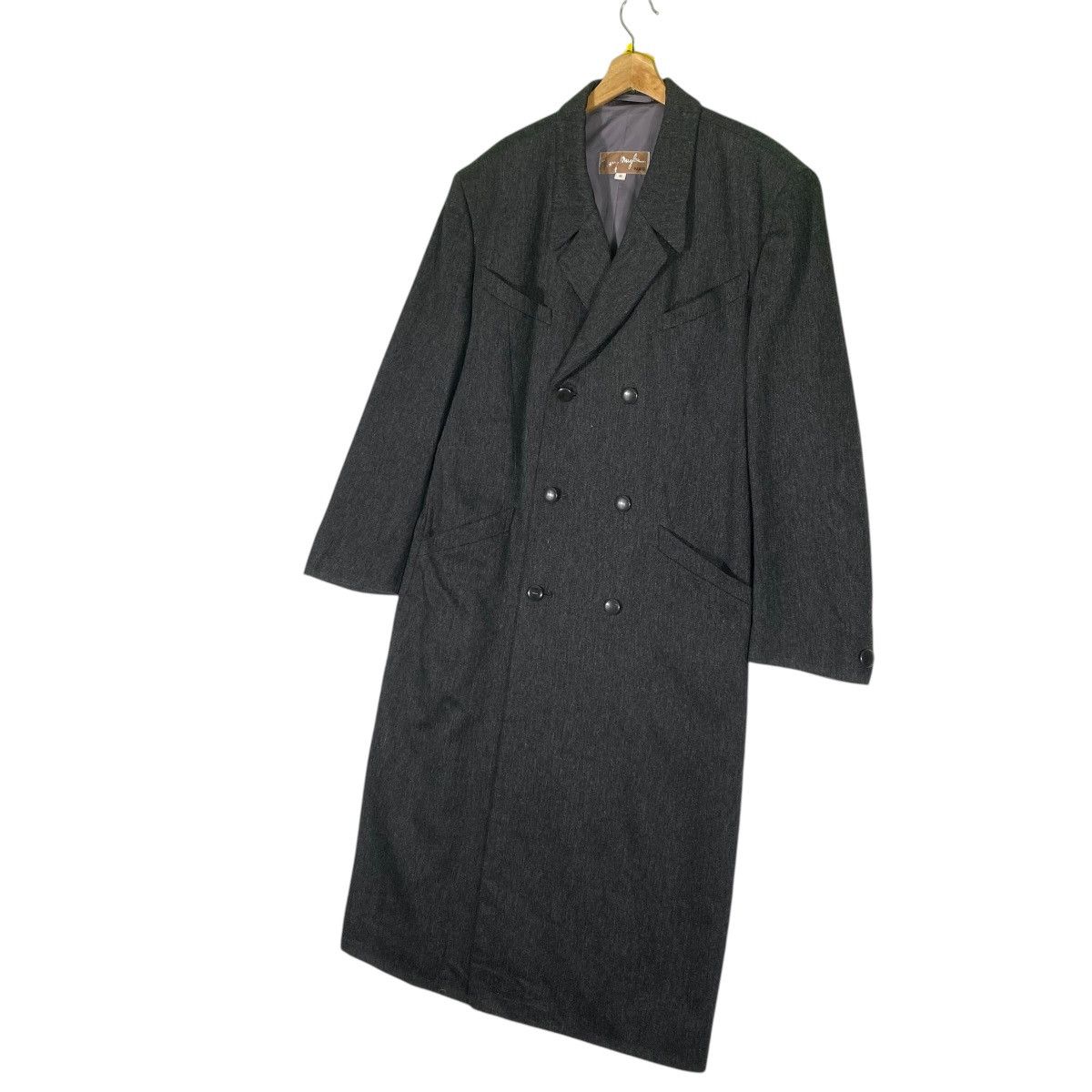 Mugler × Thierry Mugler × Vintage Vintage 90s Thierry Mugler Long Coat Wool Jacket Size US M / EU 48-50 / 2 - 2 Thumbnail