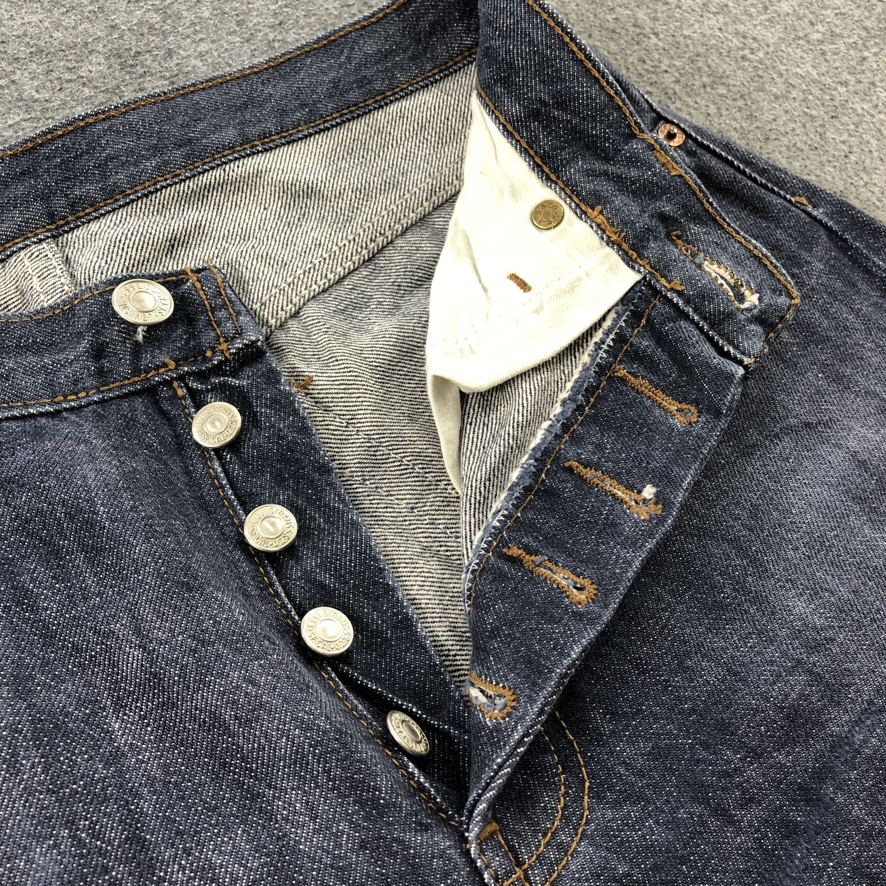 Levi's Vintage 90s Distress Blue Levis 501 Jeans-JM1572 Size US 30 / EU 46 - 9 Thumbnail