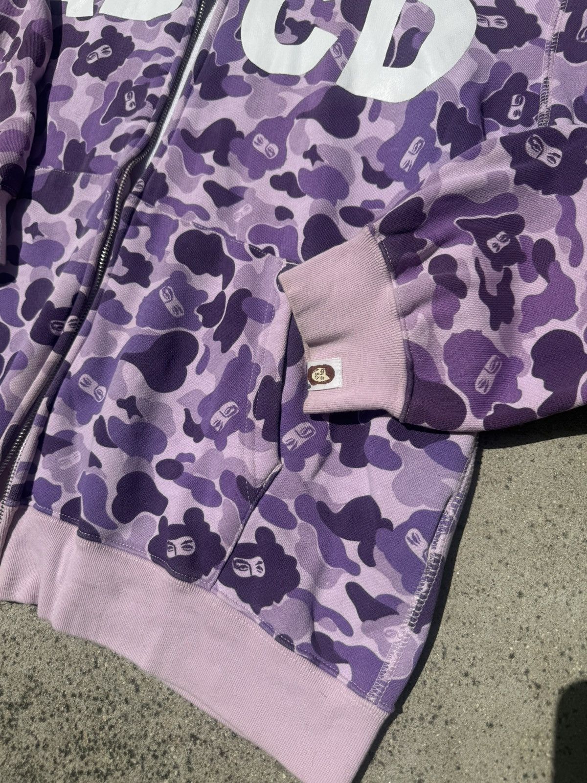 Japanese Brand ABCD Jose Wong Full Zip Camo Hoodie Size US XL / EU 56 / 4 - 6 Thumbnail
