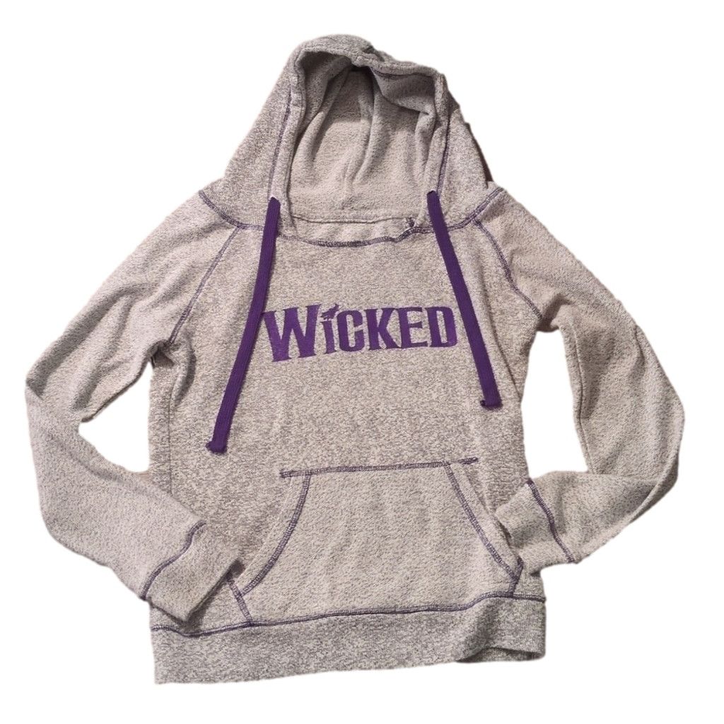 Other Wicked Gray And Purple Long Sleeve Hooded Top Size XS Size XS / US 0-2 / IT 36-38 - 2 Thumbnail