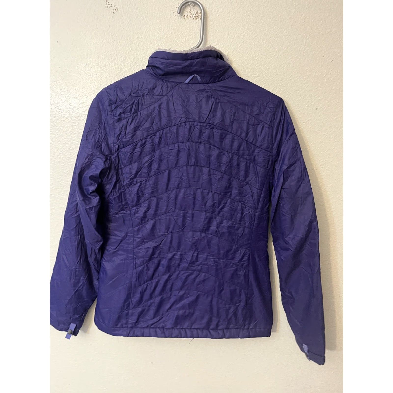 The North Face The North Face Women's Puffer Jacket XS Regular Purple Full Zip Sherpa Lined Size XS / US 0-2 / IT 36-38 - 2 Thumbnail