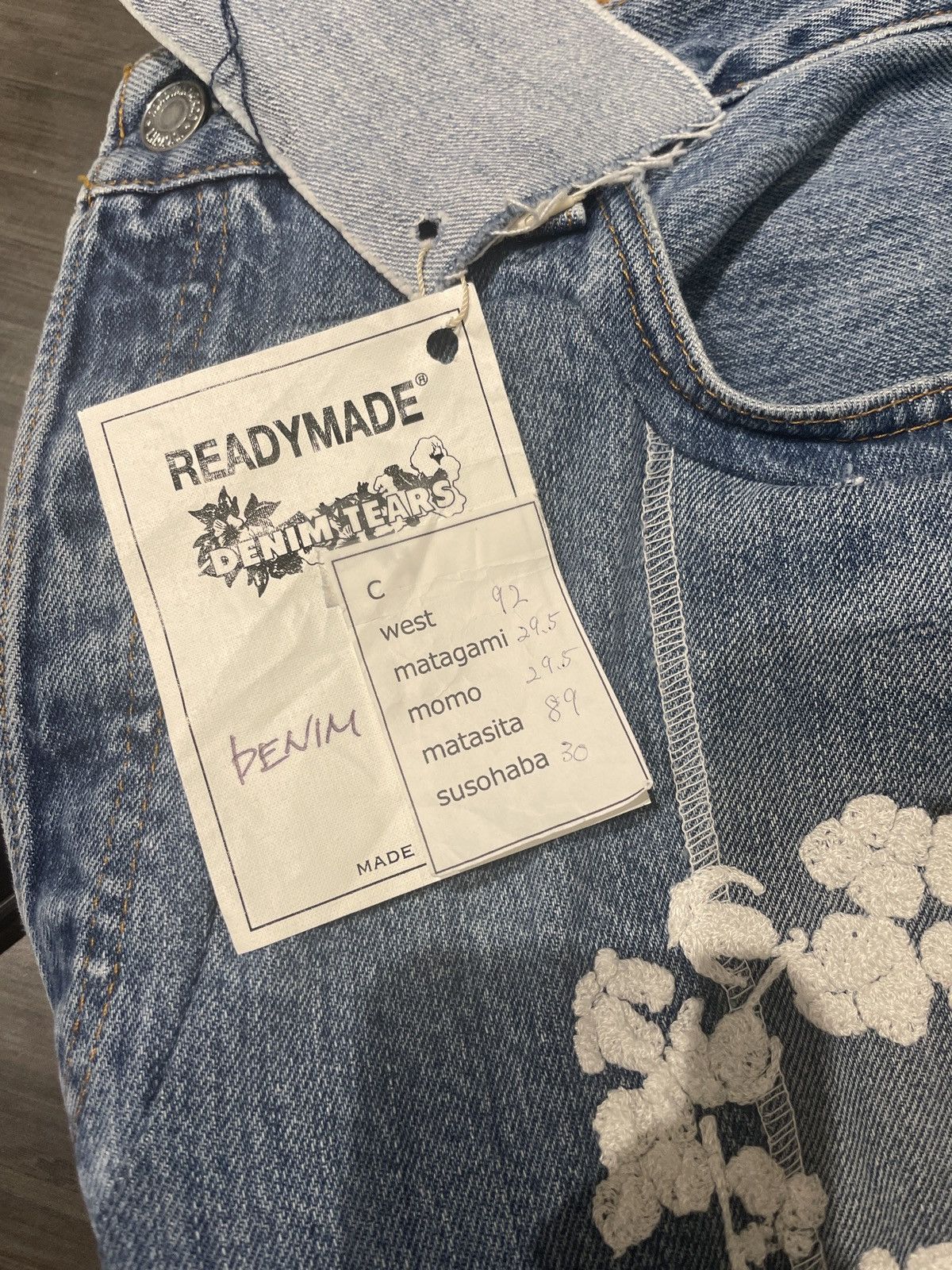 DENIM TEARS × READYMADE Readymade x Denim Tears Flare Jeans Size US 36 / EU 52 - 4 Thumbnail