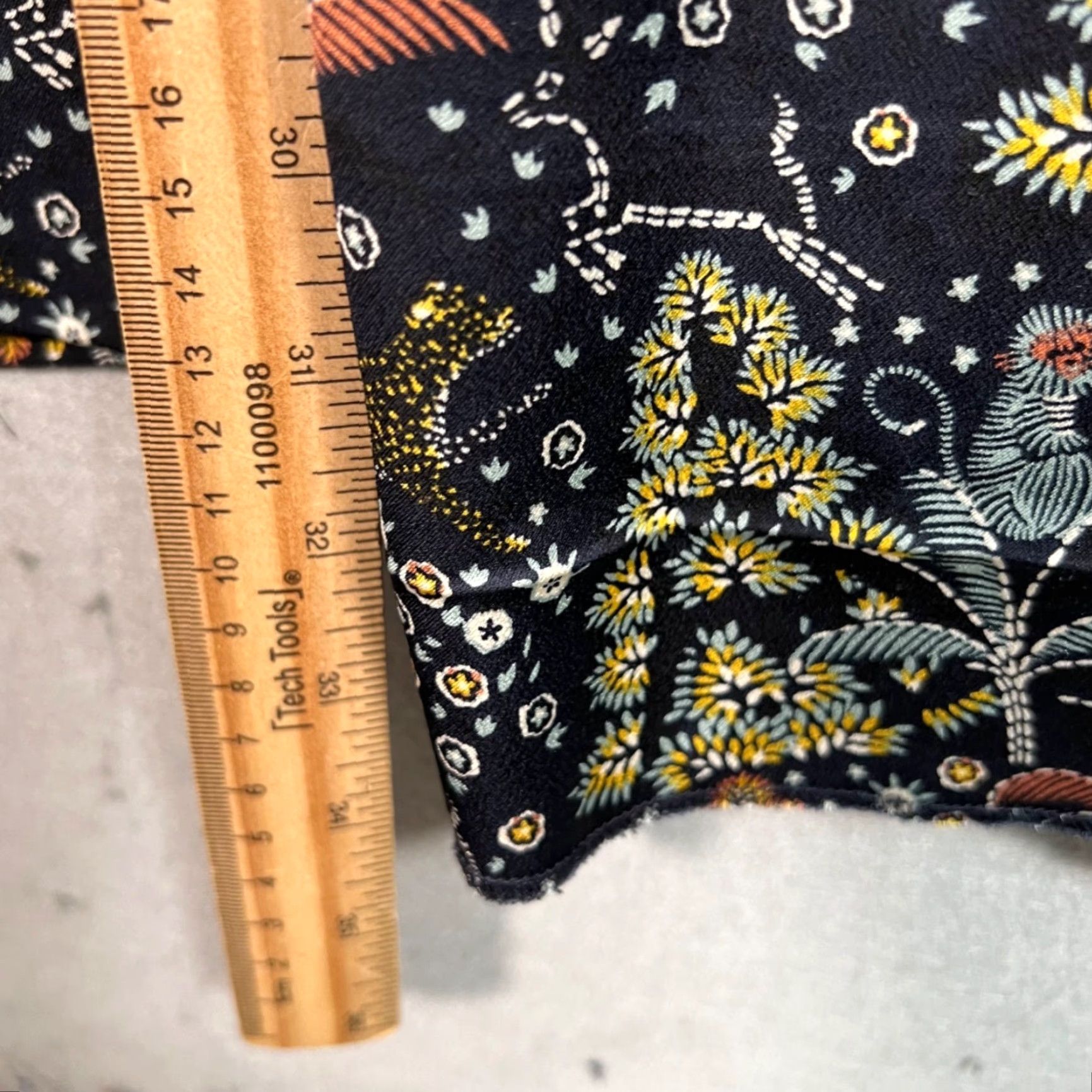 J.Crew J. Crew Point Sur Womens Small Floral Wide-Leg Pants Black Multicolor Size 28" / US 6 / IT 42 - 7 Thumbnail