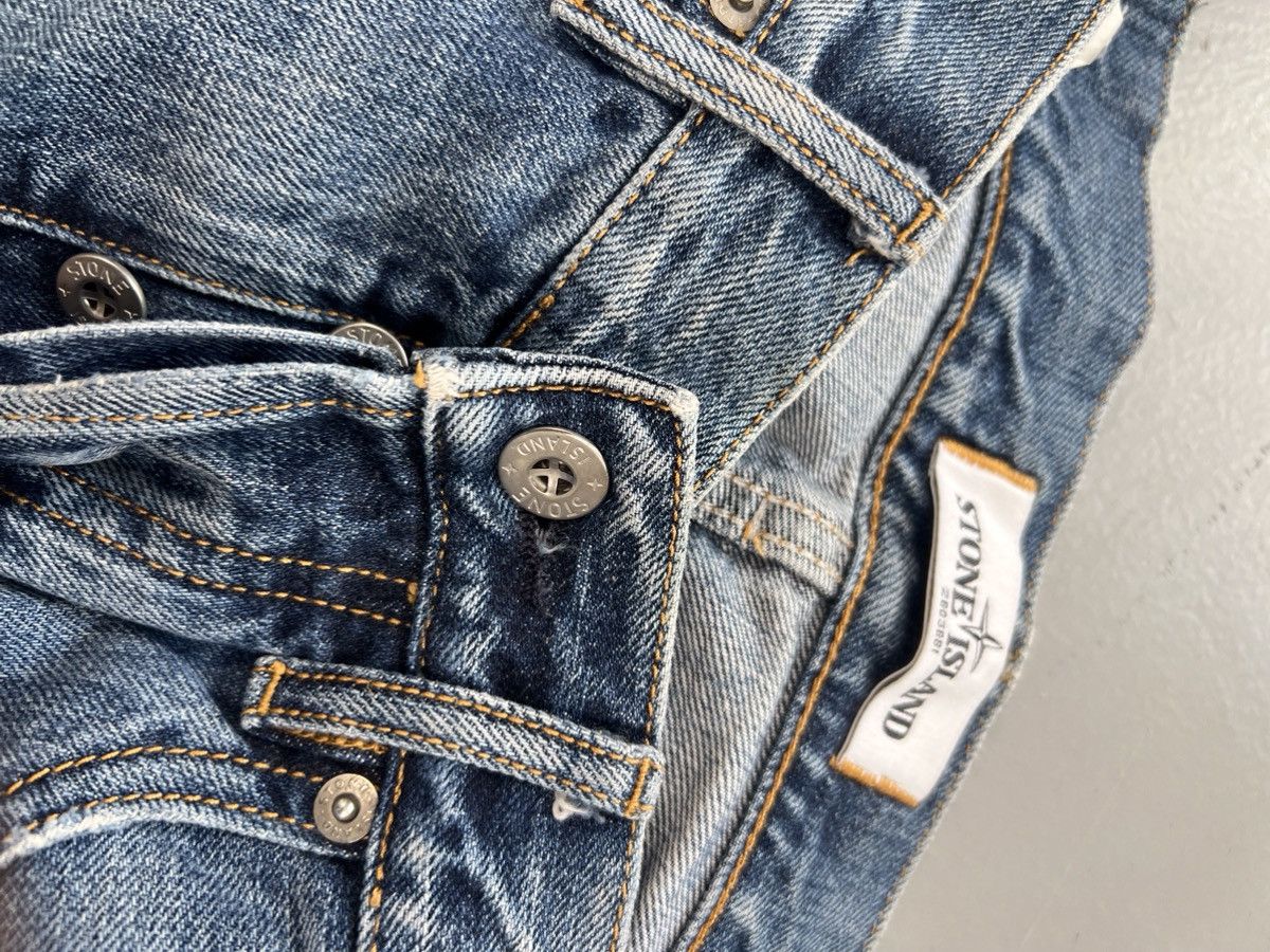 Vintage Super rare vintage stone island straight fit denim Size US 34 / EU 50 - 6 Thumbnail