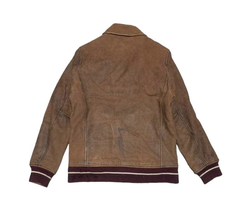If Six Was Nine Vintage Double Collar Leather Jacket By Abahouse Size US M / EU 48-50 / 2 - 3 Thumbnail