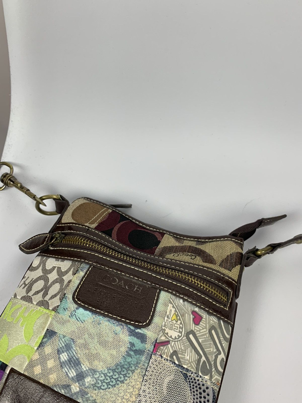 Coach Vintage Coach Leather Patchwork Shoulder Bag Y2K Size ONE SIZE - 4 Thumbnail