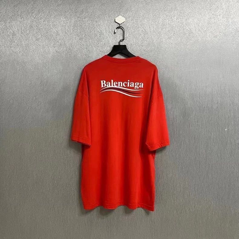 Balenciaga Balenciaga Red Short Sleeve TShirt-2505 Size US XS / EU 42 / 0 - 2 Thumbnail