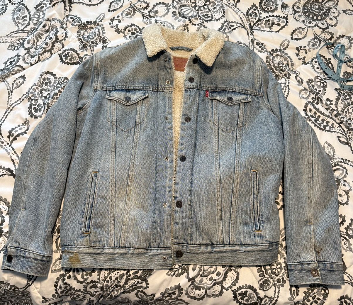 Levi's Levi’s Sherpa Denim Jacket Size US L / EU 52-54 / 3 - 1 Thumbnail
