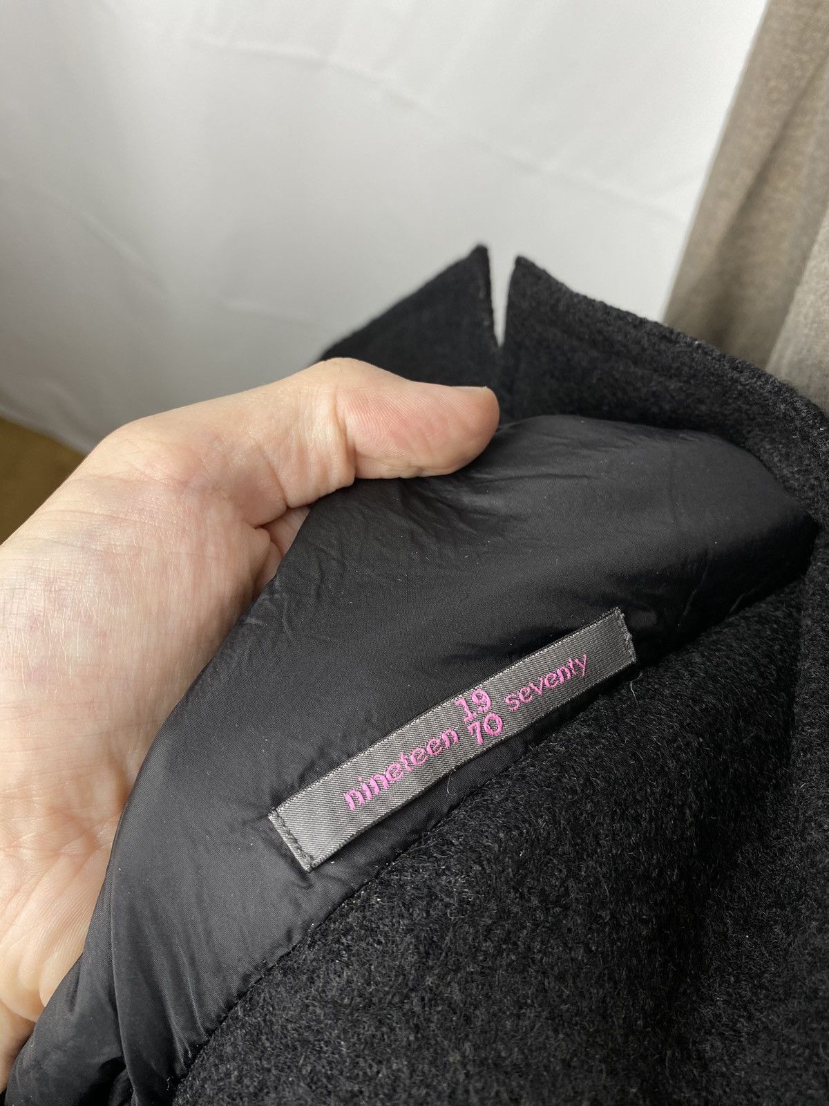 Other Seventy 1970 Wool-Nylon Reversible Coat Size M / US 6-8 / IT 42-44 - 11 Thumbnail