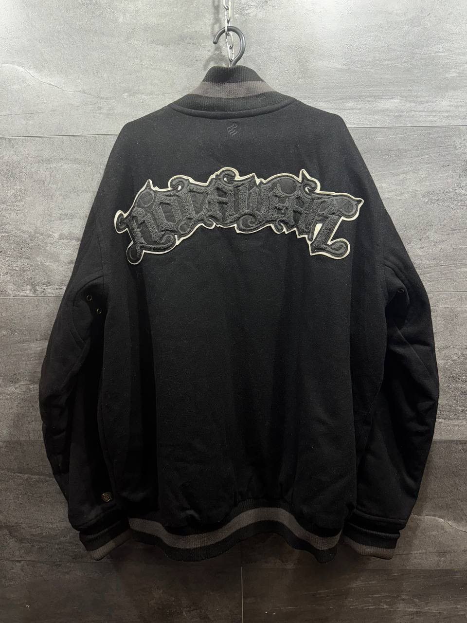 Other Rocawear Bomber Rare Jacket Black Wool Y2K Varsity Biker Size US XL / EU 56 / 4 - 2 Thumbnail