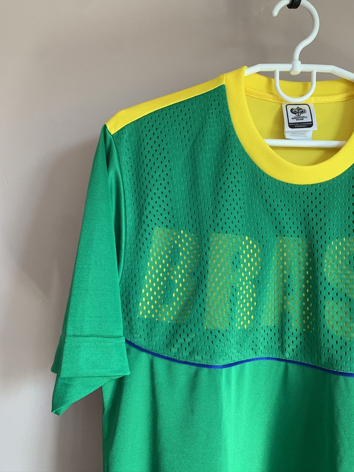 Vintage Brazil World Cup 2006 Football Shirt Soccer Jersey Vintage Size US L / EU 52-54 / 3 - 3 Thumbnail