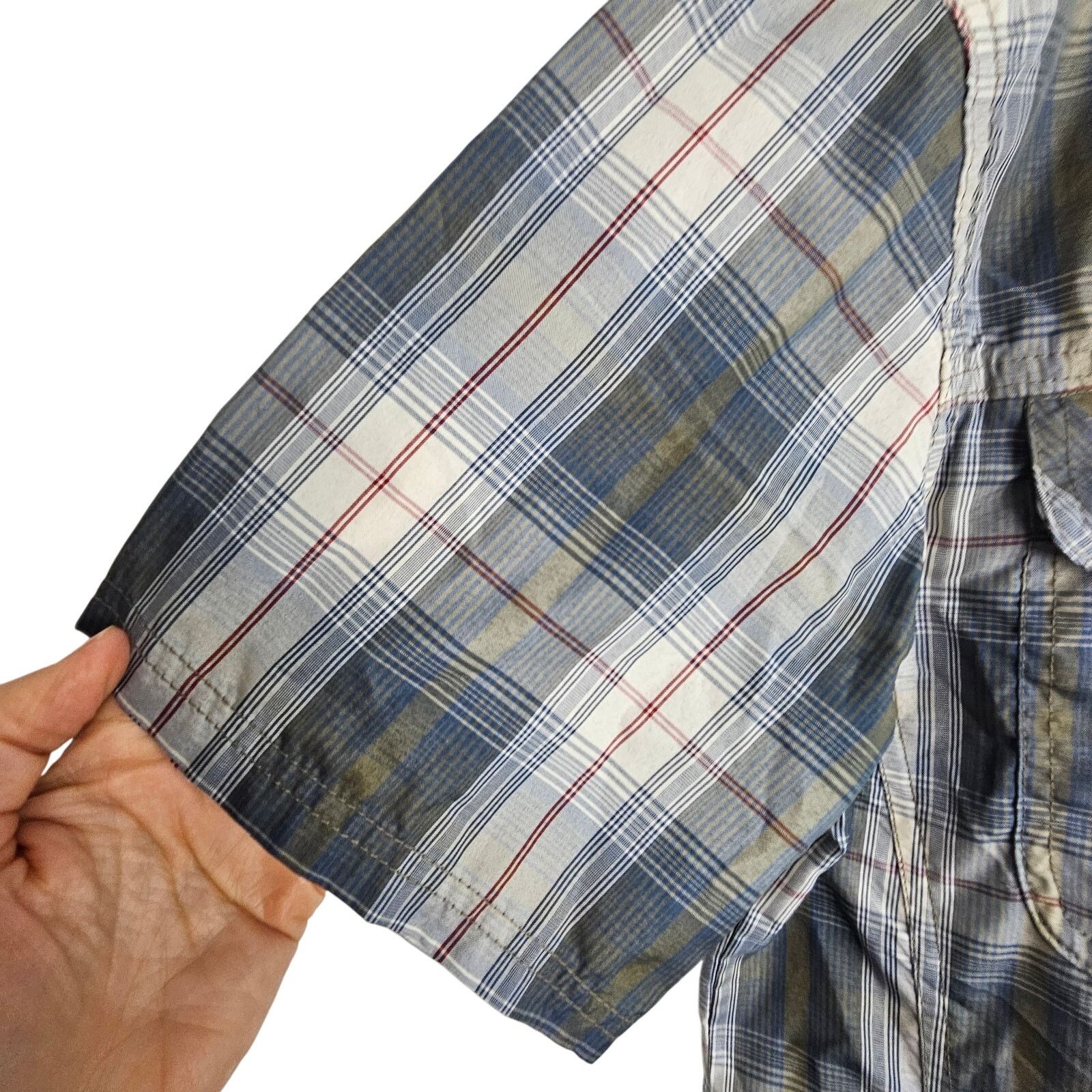 Killion Killik Men Plaid Vented Fishing Shirt M Gorp Outdoor Utility Size US M / EU 48-50 / 2 - 4 Thumbnail