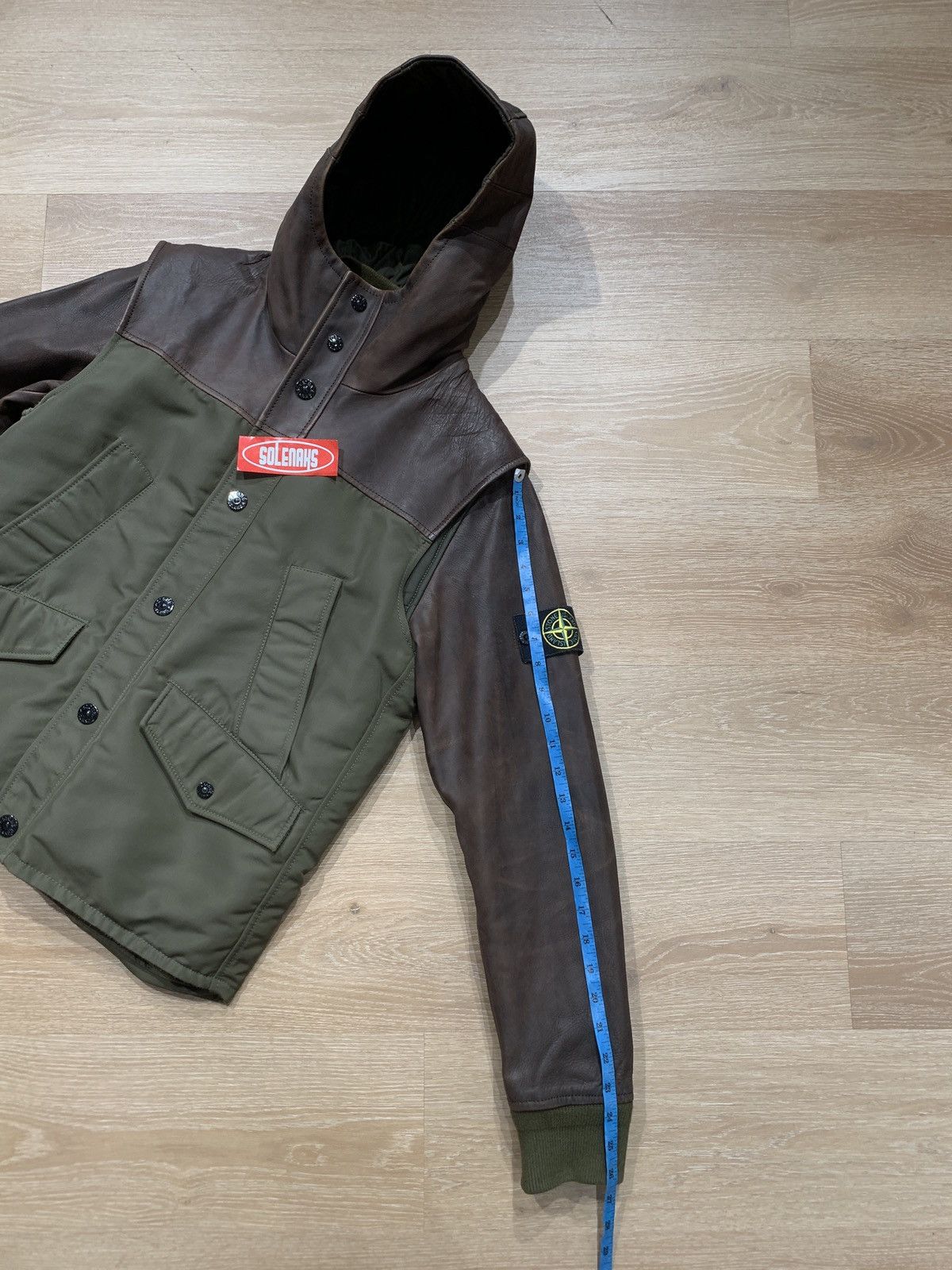 Designer × Stone Island Stone island 30th anniversary leather vest jacket Size US S / EU 44-46 / 1 - 9 Thumbnail