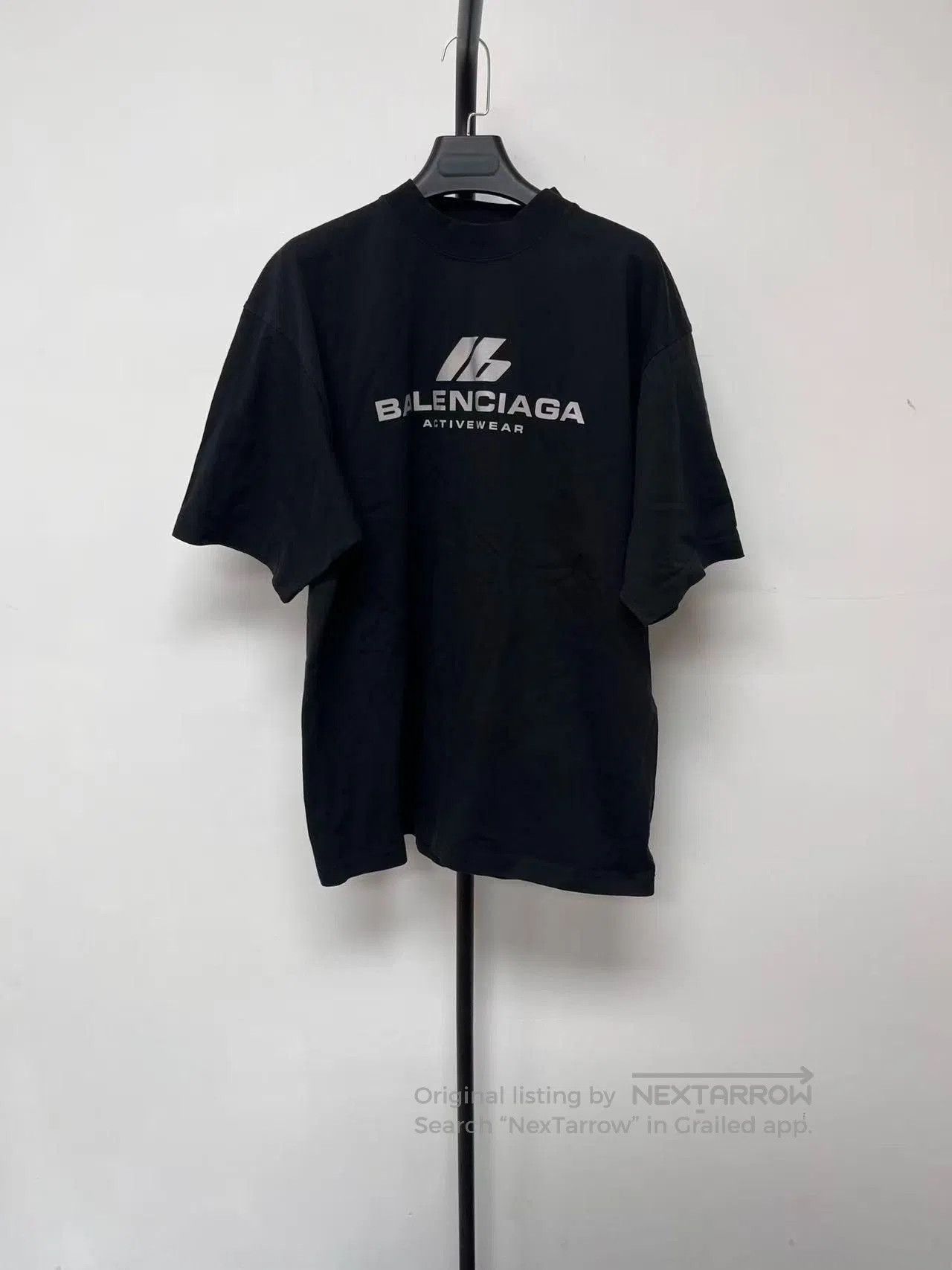 Balenciaga Balenciaga Activewear Logo Print Crewneck T-Shirt. Size US S / EU 44-46 / 1 - 1 Thumbnail