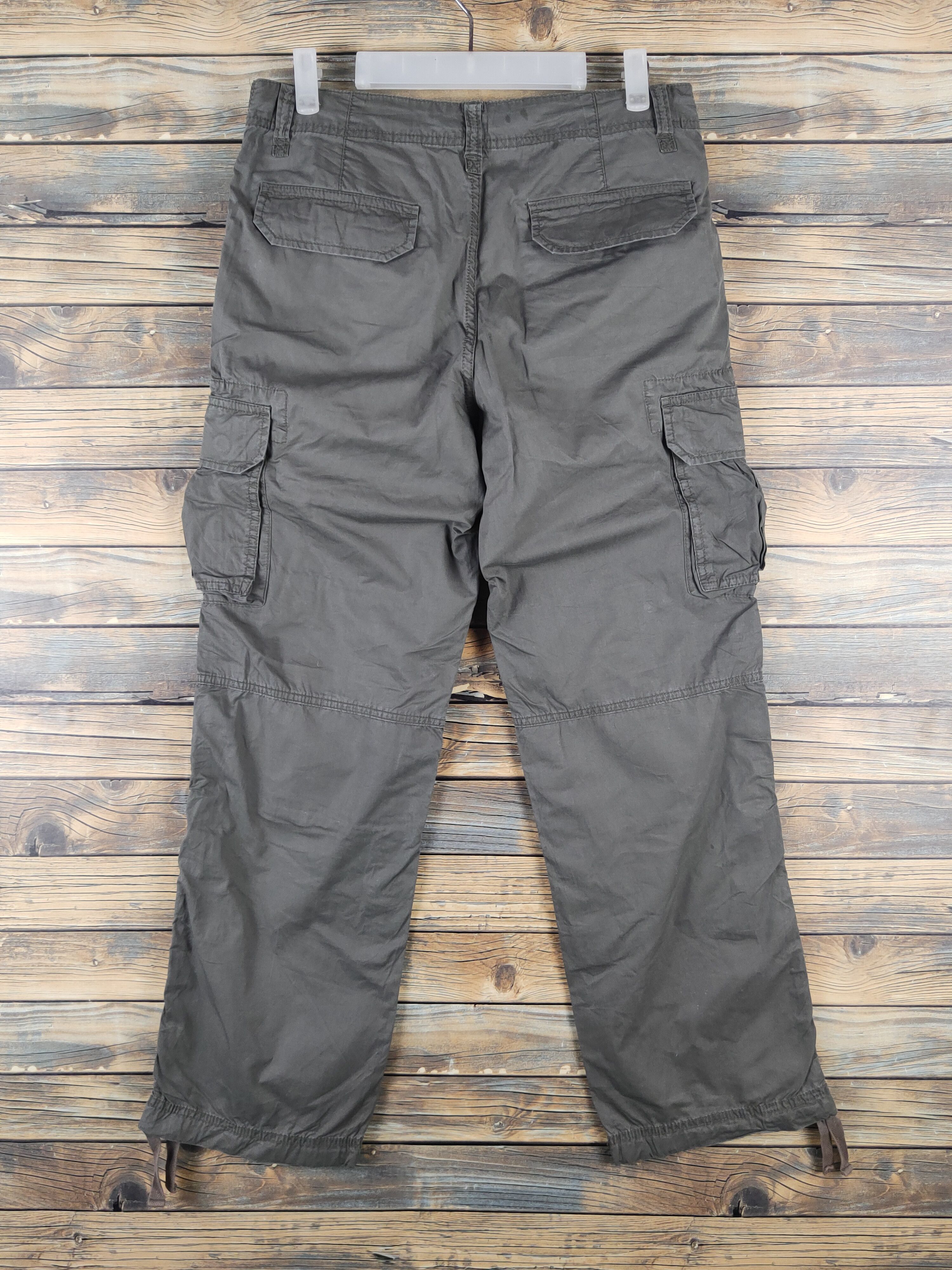 Japanese Brand DL Green Multipocket utility Tactical Cargo Pants #493 Size US 30 / EU 46 - 7 Thumbnail