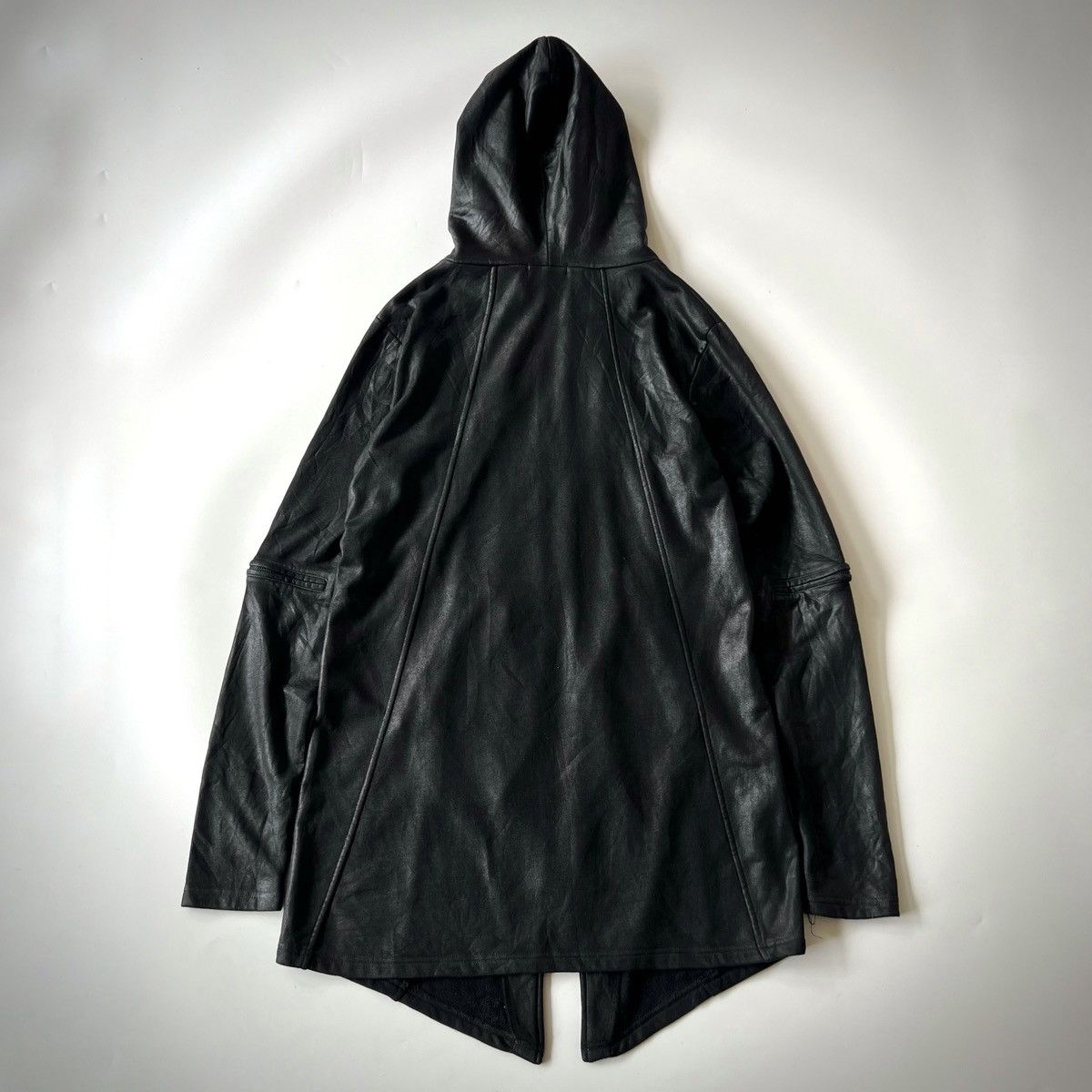 CIVARIZE Civarize Waxed Hooded Long Jacket 2000s Size US L / EU 52-54 / 3 - 8 Thumbnail
