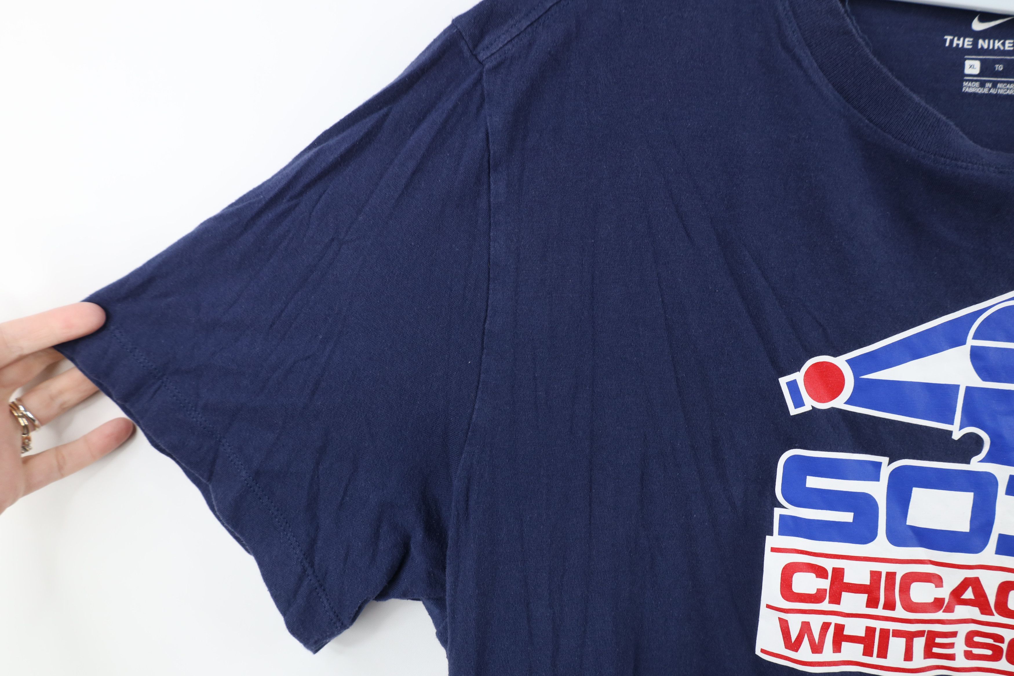 Nike × Vintage Retro Nike Chicago White Sox Baseball Short Sleeve T-Shirt Size US XL / EU 56 / 4 - 10 Thumbnail