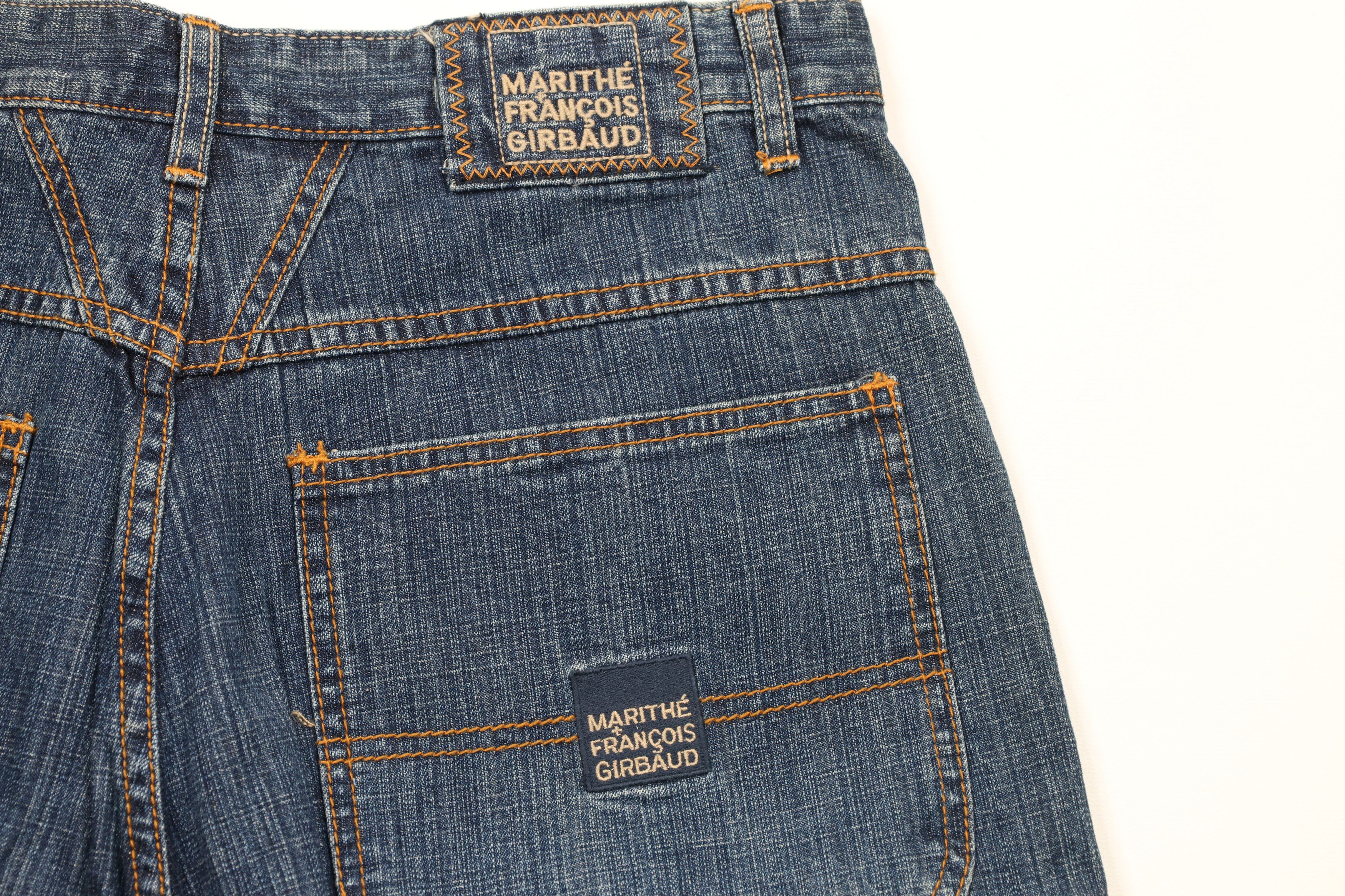 Marithe + Francois Girbaud × Vintage NOS Vintage 90s Marithe Francois Girbaud Denim Jean Shorts Size US 32 / EU 48 - 11 Thumbnail