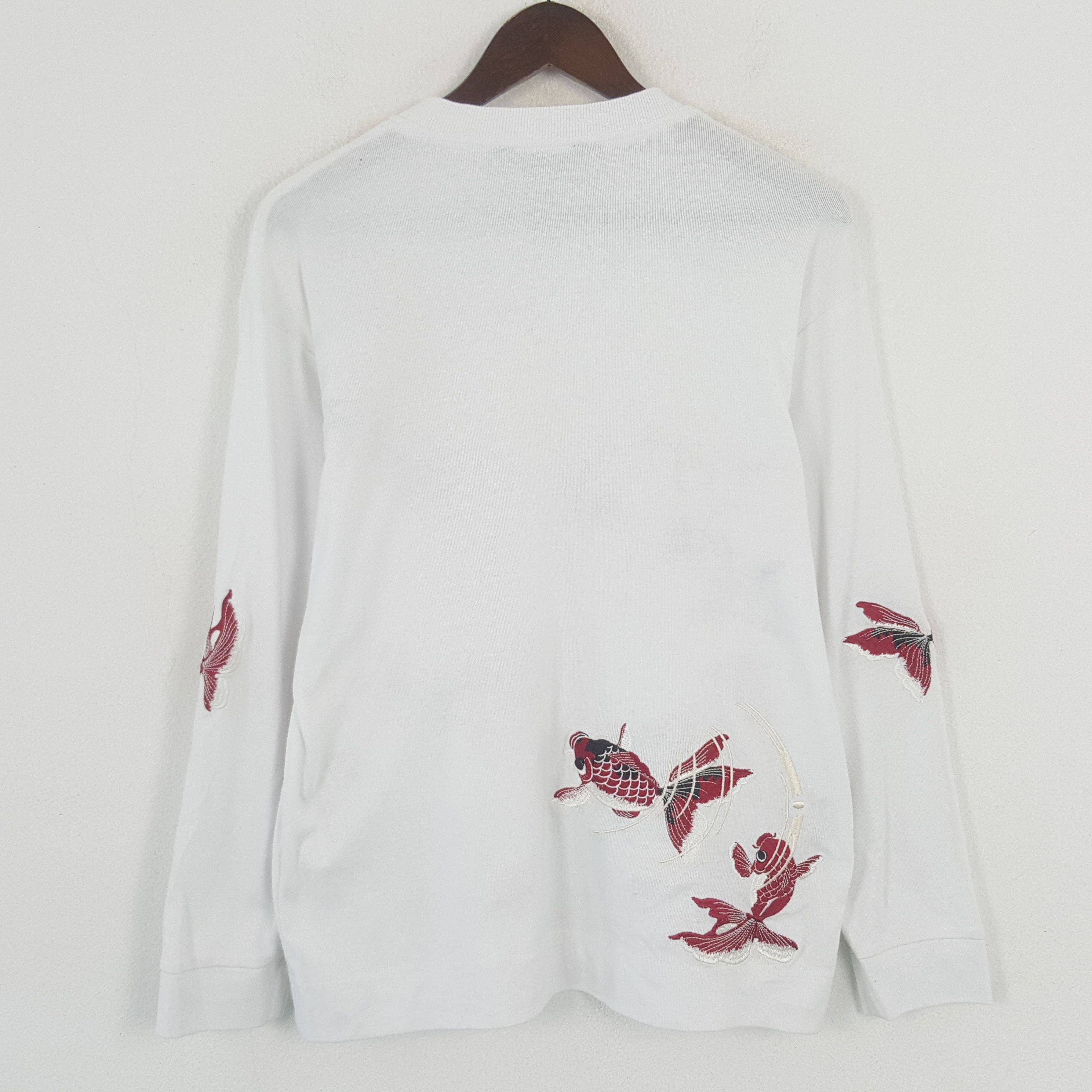 Japanese Brand × Vintage Vintage Embroidery Fist Koi Japanese Clasic Sweatshirt Size US S / EU 44-46 / 1 - 3 Thumbnail