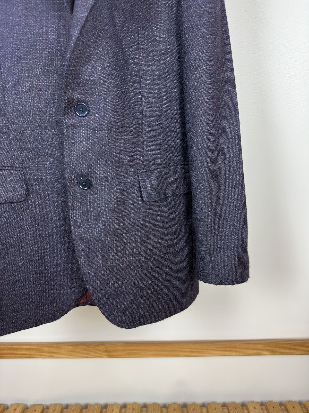 Loro Piana Henry by Loro Piana Blazer Wool Jacket Size 52L - 4 Thumbnail