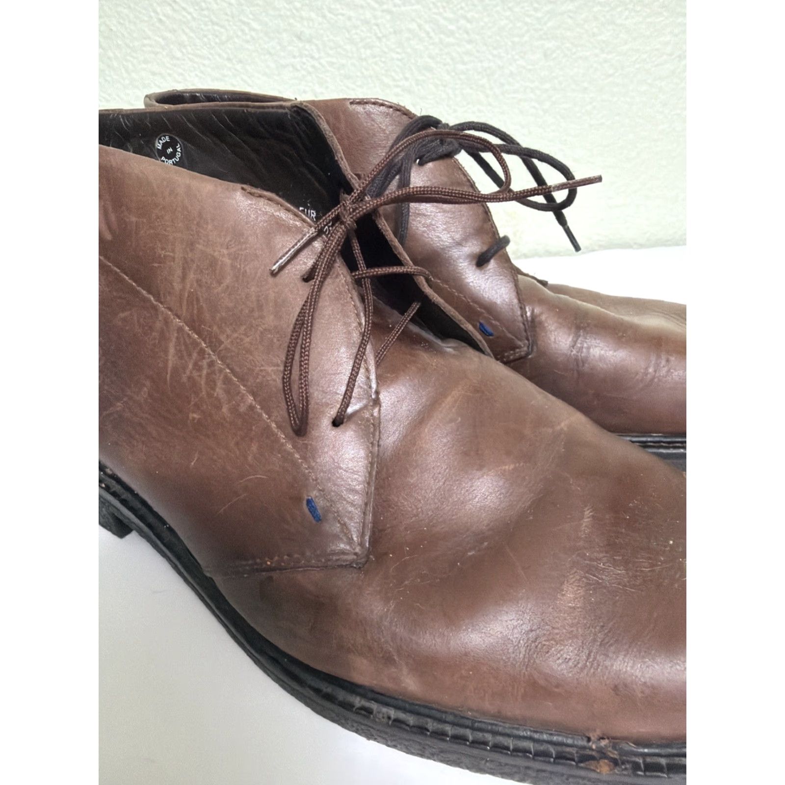 Mephisto Mephisto Brown Leather Chukka Boots Ankle Boot Portugal US 10.5 Mens Brown Leather Chukka Boots Size US 11 / EU 44 - 3 Thumbnail