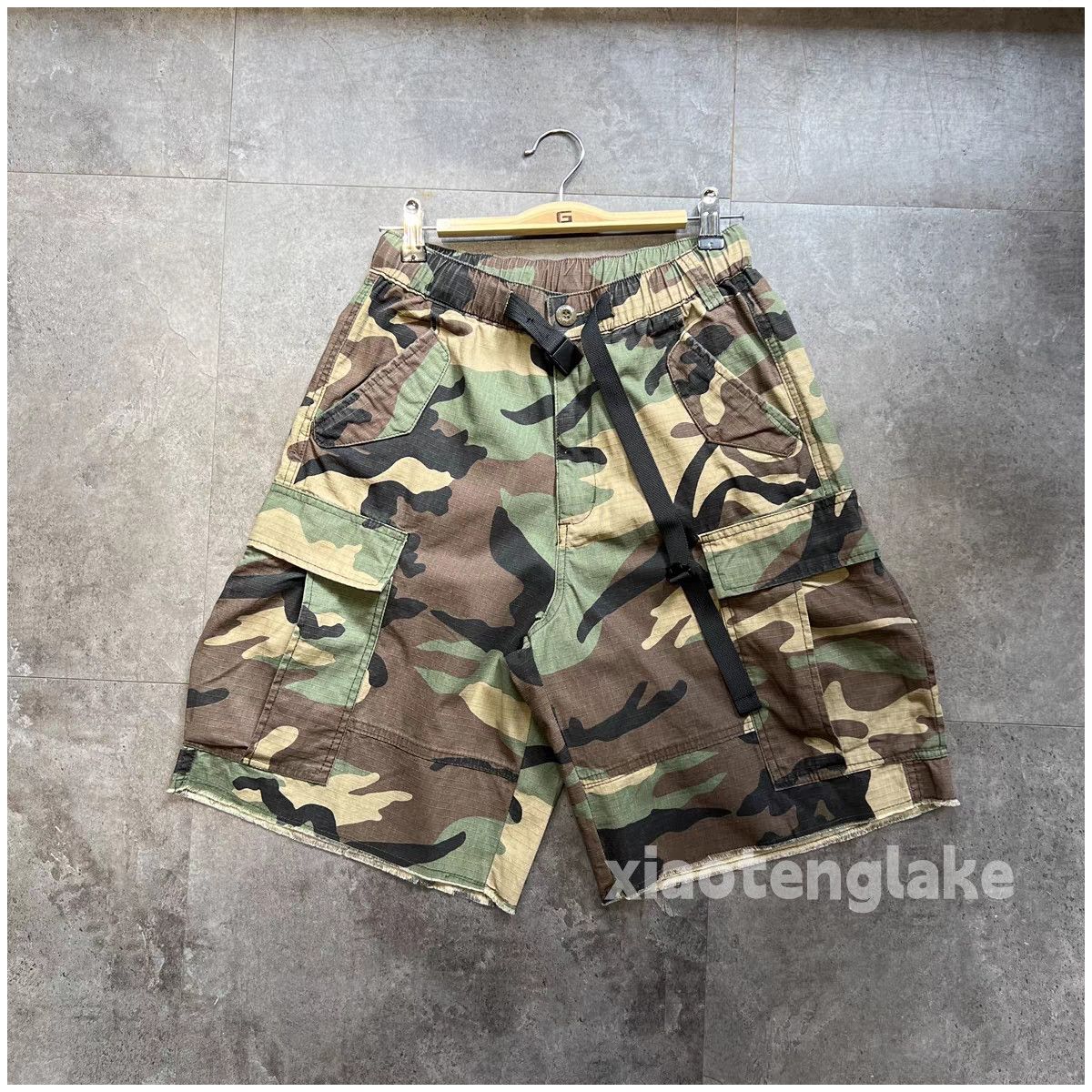 Vintage otl wtaps kapital style baggy outdoor camo cargo shorts Size US 36 / EU 52 - 1 Thumbnail