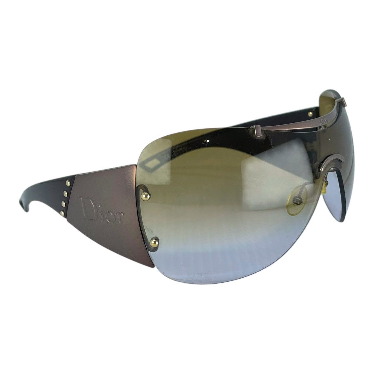 Christian Dior Monsieur VINTAGE CHRISTIAN DIOR DIORITO 1 LRVJN SKI SHIELD SUNGLASSES Size ONE SIZE - 1 Thumbnail