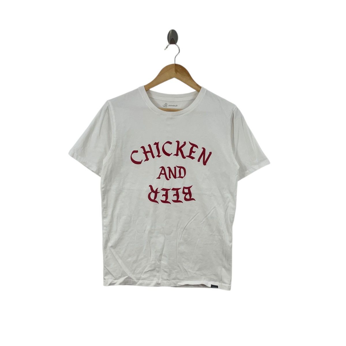 Johnbull JOHNBULL KOJIMA JAPAN Chicken & Beer Tee Shirt Top Denim Size S / US 4 / IT 40 - 1 Thumbnail